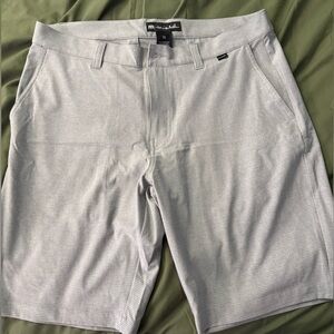 Travis Mathew Light Gray Golf Shorts
